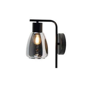 Nástěnná lampa MOLDO 1x40W E27 s kouřovým stínidlem obraz
