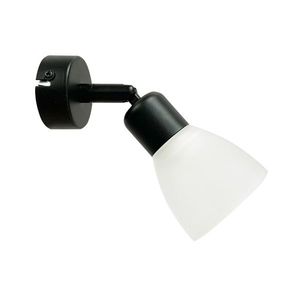 Nástěnná lampa Costa 1x40W E14 černé stínidlo bílá obraz