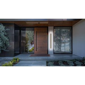 Venkovní fasádní svítidlo STICK - minimalistické LED nástěnné svítidlo 150 cm 45W - moderní venkovní osvětlení IP65 obraz