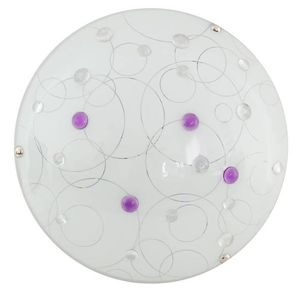 Stropní lampa Astro Plafon LED 30 cm Fialové krystaly obraz