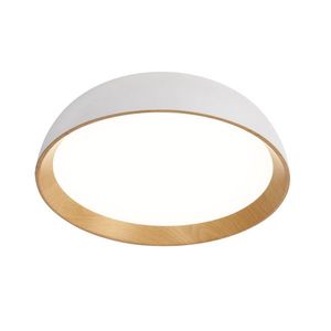 Kalábrie stropní lampa bílá dřevěná stropní lampa bílé stínidlo obraz