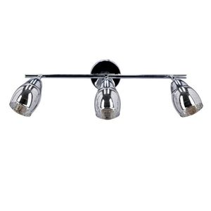 Stropní lampa Virginia s chromovým páskem, e14, zrcadlové stínidlo obraz