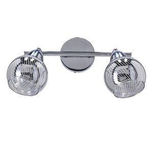 Stropní lampa Virginia s chromovým páskem, e14, zrcadlové stínidlo obraz