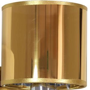 Stínidlo pro nástěnnou lampu Sylvana E14, lesklé zlato obraz