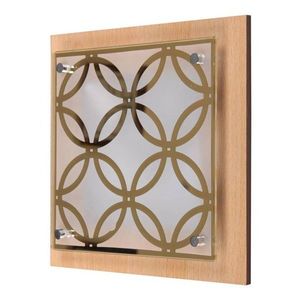 Nástěnná/stropní lampa 24x24cm 60W E27 v kruzích Planta obraz