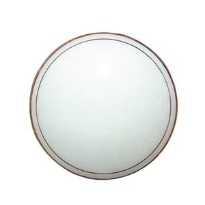 Bílé skleněné kulaté stínidlo pro stropní lampu 31, 6 cm obraz
