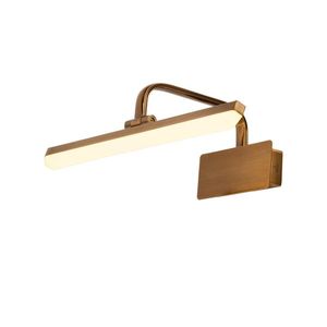 LED nástěnná lampa 8W patinovaná nastavitelná nad zrcadlo Zavěsná obraz