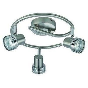 Stropní svítidlo 3x50W GU10 chrom Metro Spirala obraz