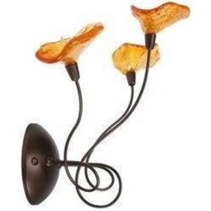 Nástěnná lampa 3x20W G4 Malta hnědá2 obraz