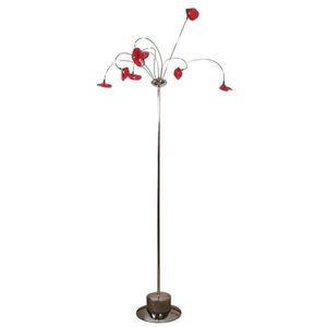 Chromová stojací lampa 8x20W G4 12V Rio obraz