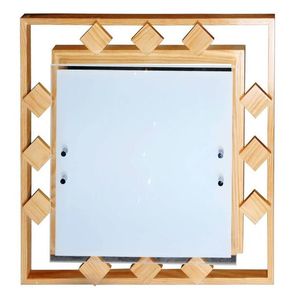 Stropní svítidlo Natura stropní svítidlo 2X60W E27 40X40X10, 5 žluté obraz