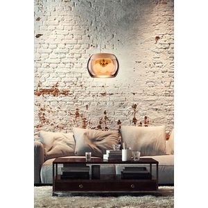 Stropní lampa zlaté sklo 3x40W G9 Gemo obraz