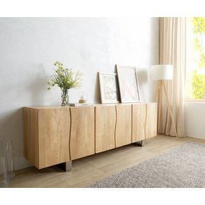 Příborník Edge 220 cm přírodní dub 6 dveří obraz