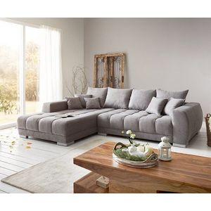 Josea 300x220 cm Mikrovlákno Stone Šedá Sedací souprava obraz