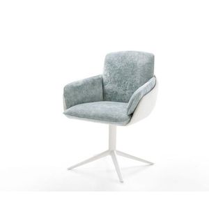 Jídelní židle Luan-Flex s područkami mix materiálů pravá kůže obraz