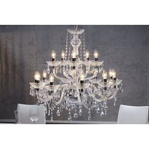 Závěsná lampa SEATTLE lustr Dekorhome Průhledná, Závěsná lampa SEATTLE lustr Dekorhome Průhledná obraz
