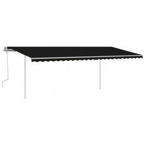 Ručně zatahovací markýza se sloupky 300x250 cm Dekorhome obraz