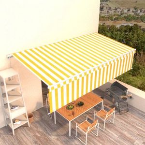 Ručně zatahovací markýza s roletou 400x300 cm Dekorhome obraz