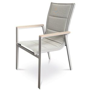 Autronic Zahradní židle, hliník, textil, šedá, AZC-S1110 GREY obraz