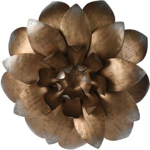 Nástěnná kovová dekorace Květina I, pr. 35 cm obraz