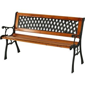 Zahradní lavice Paula, 125 x 52 x v.73 cm, cypřišové dřevo obraz