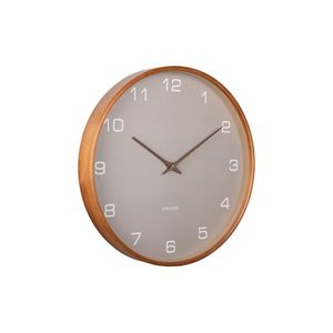 Karlsson 5993GY designové nástěnné hodiny šedá, pr. 40 cm obraz
