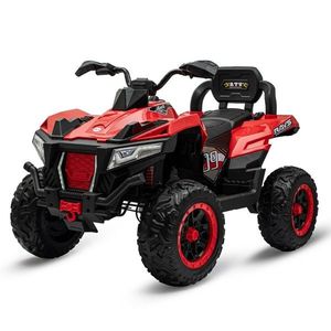 Dětská elektrická čtyřkolka Baby Mix RAVE 4x4 červená obraz