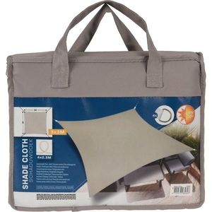 Stínící plachta s UV filtrem 50+, barva taupe, 3 x 3 m obraz