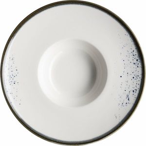 Mäser Gurmánský talíř Pintar White modré tečky 26 cm obraz