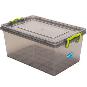 Plastový úložný box 15, 5 l, šedá obraz