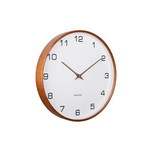 Karlsson 5993WH designové nástěnné hodiny bílá, pr. 40 cm obraz