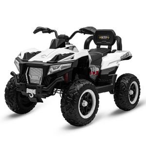 Dětská elektrická čtyřkolka Baby Mix RAVE 4x4 bílá obraz