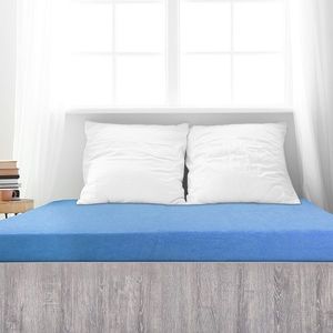 4Home froté prostěradlo Premium modrá, 90 x 200 cm obraz
