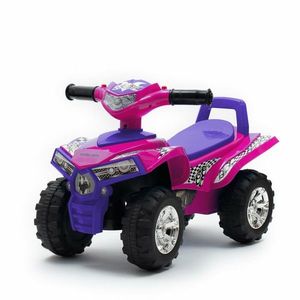 Dětské odrážedlo se zvukem Čtyřkolka Baby Mix růžová obraz