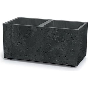 Květináč SIERRA CASE BETON EFFECT 77 cm, černá obraz