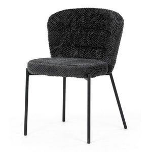 Jídelní židle Bouclé CT-W1077 GREY2, tmavě šedá obraz