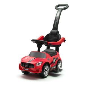 Dětské odrážedlo se zvukem a vodící tyčí Baby Mix RACER červené obraz