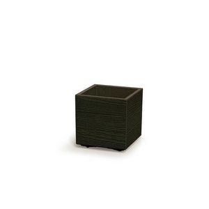 Květináč MADERA SQUARE ECO WOOD 28, 8 cm, tmavě hnědá obraz