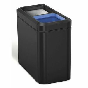 Simplehuman Otevřený koš RECYCLER Slim 20 l, černá obraz