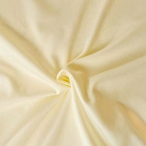 Kvalitex Saténové prostěradlo s gumou smetanová, 180 x 200 cm obraz