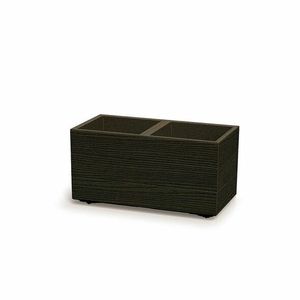 Květináč MADERA SQUARE ECO WOOD 57, 7 cm, tmavě hnědá obraz