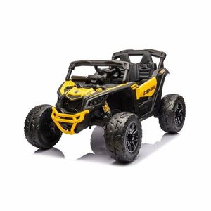 Elektrické autíčko Baby Mix Buggy Hornet žluté obraz