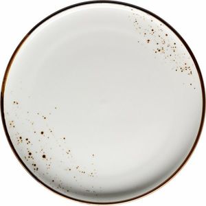 Mäser Dezertní talíř Pintar White hnědé tečky 22, 5 cm obraz