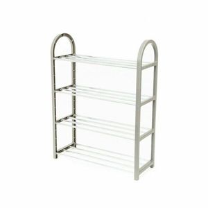 Compactor Čtyřpatrový botník na 12 párů bot Poly, 49, 5 x 18, 4 x 65 cm obraz