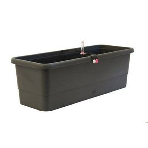 Gardenico Samozavlažovací truhlík Smart Systém Gardenie antracit, 60 cm obraz