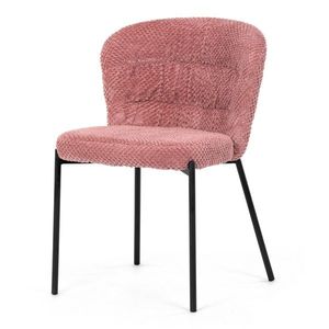 Jídelní židle Bouclé CT-W1077 PINK2, růžová obraz