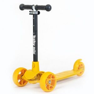 Dětská koloběžka Baby Mix Prime žlutá obraz
