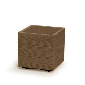 Květináč MADERA SQUARE ECO WOOD 38, 5 cm, hnědá obraz