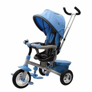 Dětská tříkolka Baby Mix 3v1 TYPHOON 360° modrá obraz