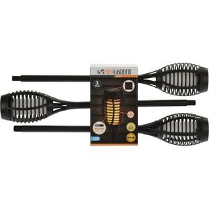 Sada solárních LED lamp Topeka 48 cm, 3 ks, teplá bílá obraz